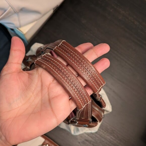 COACH Soho Lynn Leather Hobo Shoulder Handbag + Matching Wallet - Picture 5 of 14